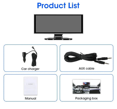 11.26 Inch 4K Dual Lens Dash Cam With Wireless CarPlay Android Auto GPS WiFi - stepyours.com