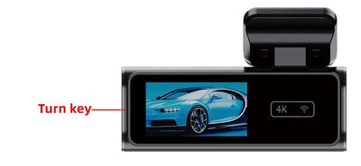 Acceo Dash Cam 4K Front And 1080P Rear Dual Lens With GPS WiFi Night Vision - stepyours.com