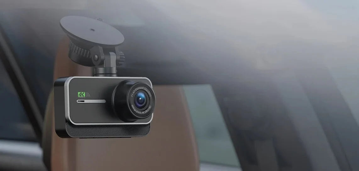4K Dash Cam For Cars Front And Rear With WiFi Parking Mode Recorder - stepyours.com