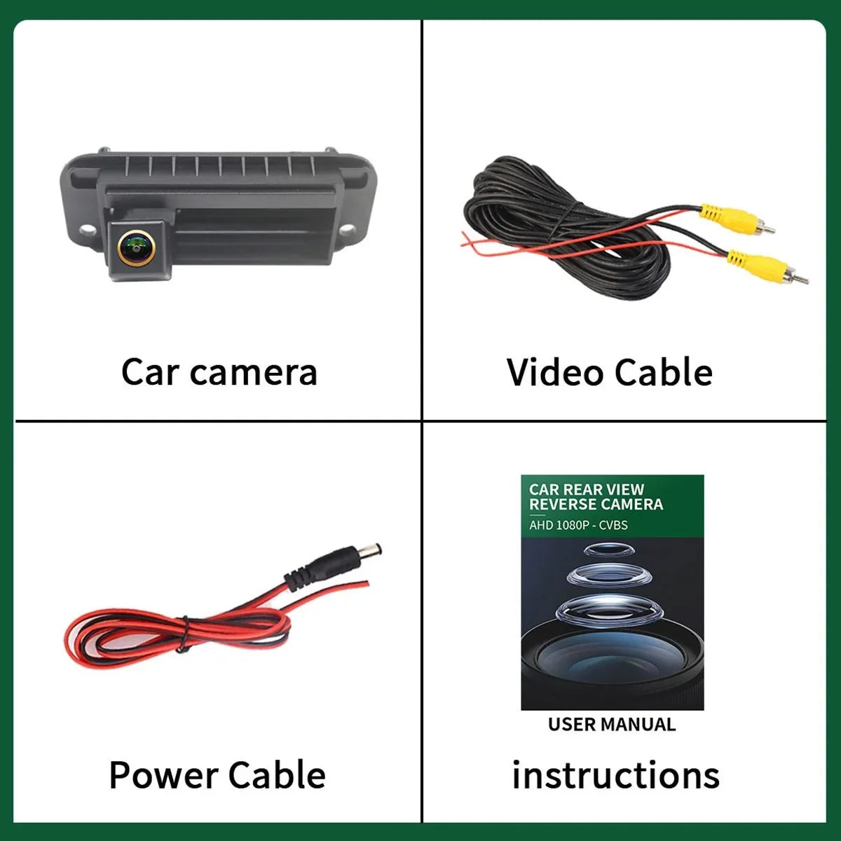 AHD 1080P Mercedes C Class Rear View Camera Waterproof W204 S204 Hook - stepyours.com