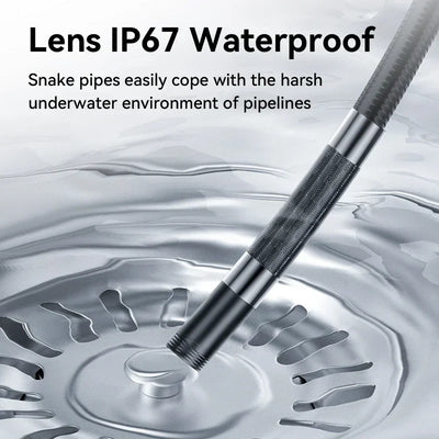 Two - Way 360 Degree Rotating Borescope - 1080P IP67 6mm Probe For Android iOS - stepyours.com