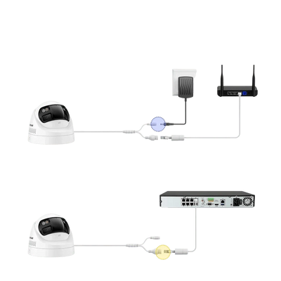 ANNKE 4K 8MP Dual - Lens Outdoor PoE Camera - 180 - Degree Wide View - stepyours.com