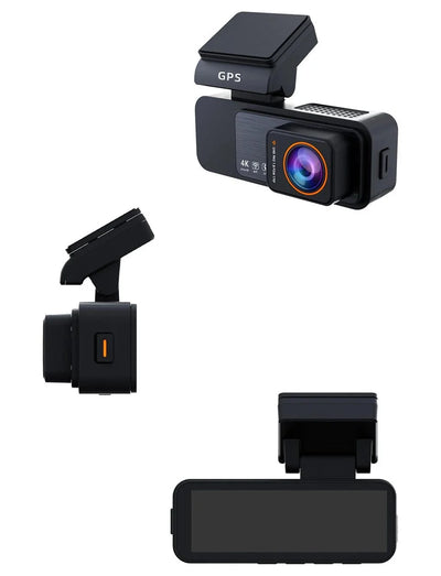Acceo 4K Dash Cam With GPS WiFi Dual Lens Night Vision Front Rear - stepyours.com