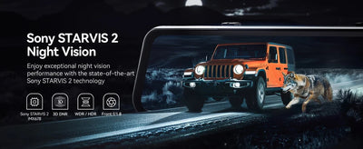 WOLFBOX G900 Dash Cam 4K Front 2.5K Rear GPS Voice Control 5GHz WiFi - stepyours.com