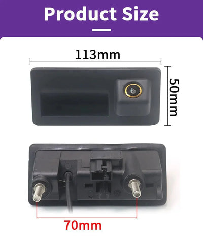AHD 1080P Car Tailgate Handle Rear View Camera For VW Passat Golf Jetta Polo - stepyours.com