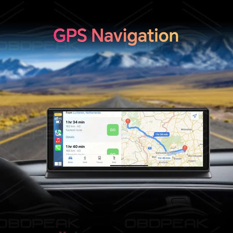 K2 Pro Dash Cam 11.3 Inch 4K 2160P GPS Wireless CarPlay Dual Lens - stepyours.com
