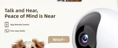 2.4G WiFi Indoor Camera - 2K 360 Degree PTZ With Night Vision And Two Way Talk - stepyours.com