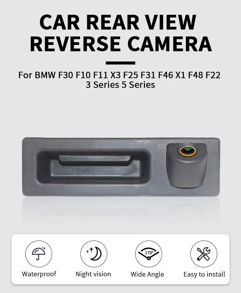 AHD 1080P Waterproof Night Vision Rear View Camera For BMW 3 Series And 5 Series - stepyours.com