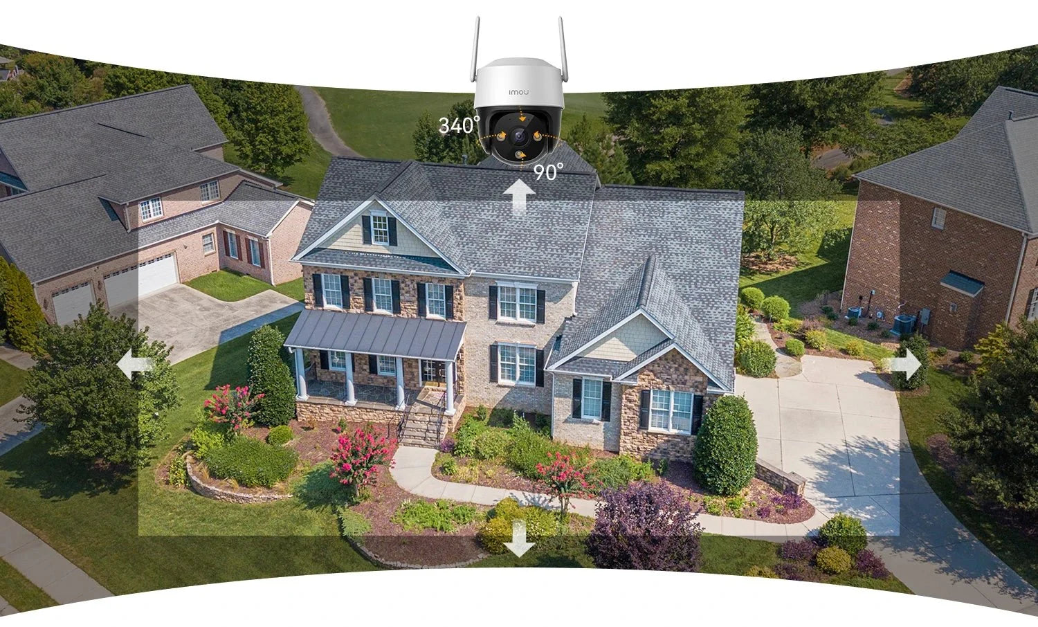 Imou Cruiser SE Plus 5MP Outdoor PTZ WiFi Camera 2 Pack IP66 AI Detection - stepyours.com