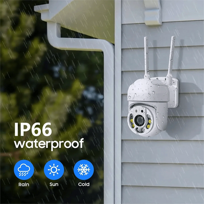 Tuya 4MP PTZ WiFi Outdoor Camera IP66 Weatherproof 5G Dual Band Security - stepyours.com