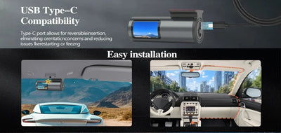 4K Dash Cam With WiFi GPS Mini Front Car DVR 24H Parking G Sensor - stepyours.com