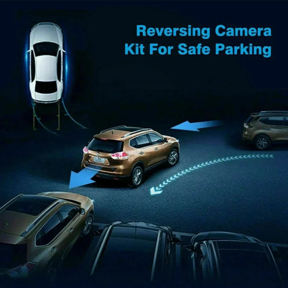 European LED License Plate Rearview Camera For Truck SUV Camper Night Vision - stepyours.com