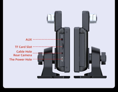 4K Dash Cam With Wireless CarPlay Android Auto GPS 7 Inch Or 10.26 Inch - stepyours.com