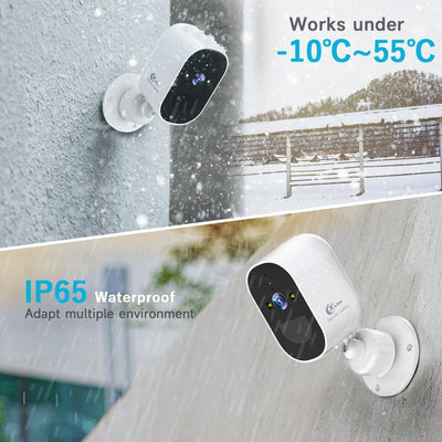 4MP Wireless Battery Outdoor Security Camera With Color Night Vision Live Alerts - stepyours.com