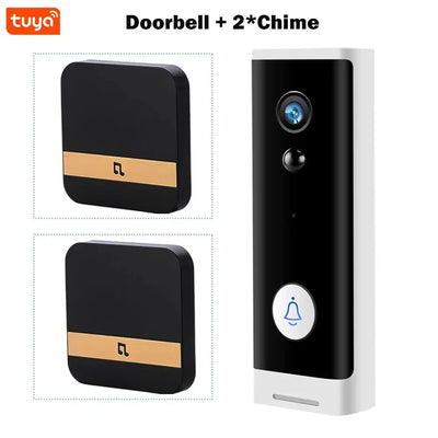 Tuya 1080P WiFi Doorbell Never Miss A Visitor Wireless Alexa - stepyours.com