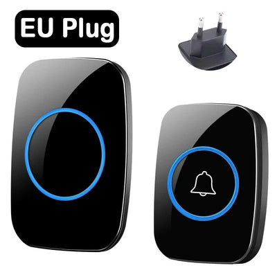 EU Plug Wireless Doorbell 300M Range Waterproof 433MHz - stepyours.com