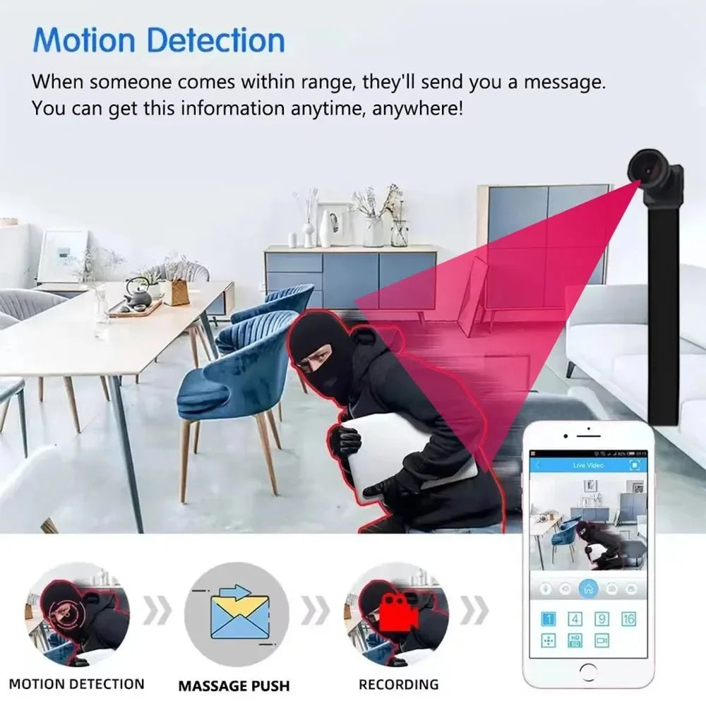 Upgraded 4K Mini WiFi Nanny Cam With Remote Motion Alerts - stepyours.com