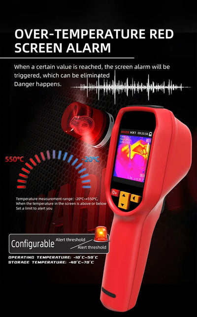 BSIDE HX1 Handheld Thermal Imaging Camera - 240x240 IR for PCB and Automotive - stepyours.com