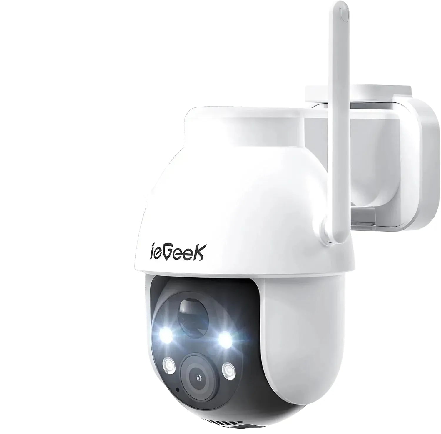 IeGeek 2K 360 PTZ Outdoor Solar Surveillance Camera With PIR Motion Alerts - stepyours.com