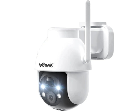 IeGeek 2K 360 PTZ Outdoor Solar Surveillance Camera With PIR Motion Alerts - stepyours.com