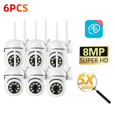 OKam Pro Indoor 8MP WiFi IP Camera - Smart Tracking And 355 Degree Pan - stepyours.com