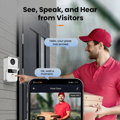 Tuya Smart 1080P Doorbell Camera With WiFi Intercom Unlock - stepyours.com