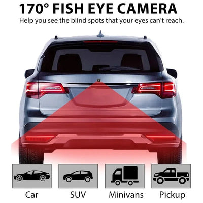 1080P Car Rear View Camera 170 Degree Wide Angle Night Vision Waterproof - stepyours.com