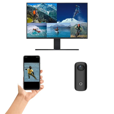 SJCAM C100 Plus Action Camera 4K Waterproof 30M With 2 4G WiFi EIS For Sports - stepyours.com