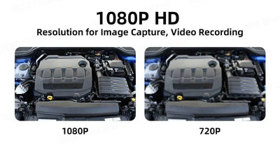 Industrial Endoscope Camera 2.4 Inch IPS LCD 1080P IP67 Waterproof Borescope - stepyours.com