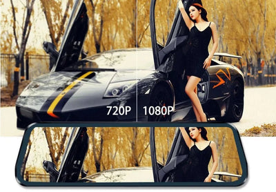 EACE 2.5K Mirror Dash Cam For Car Touch Screen With GPS WiFi 1440P Parking DVR - stepyours.com