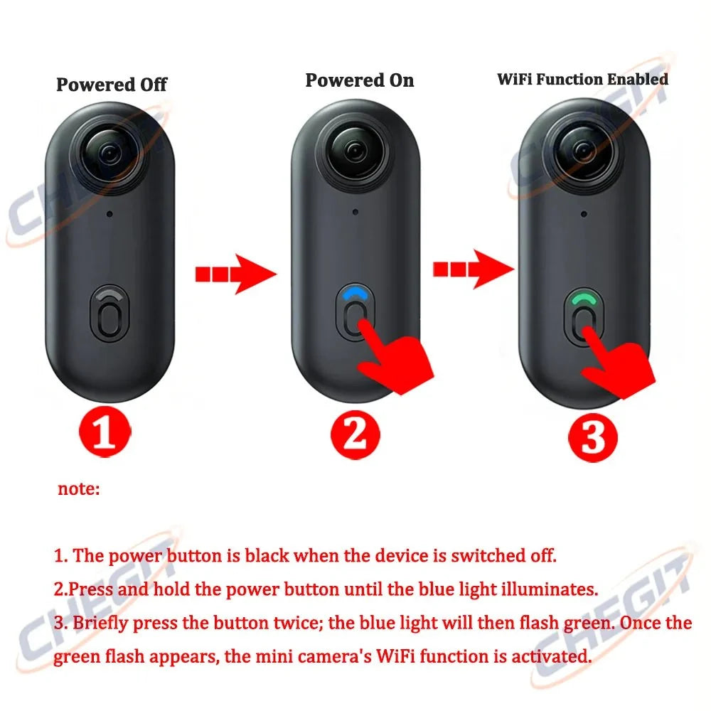 4K Motorcycle Action Camera Lightweight POV Cam For Bicycle Vlog - stepyours.com