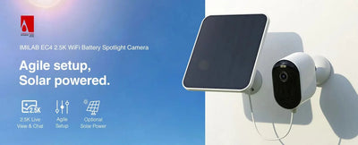 Imilab EC4 Outdoor Security Camera 2.5K Battery Powered Color Night Vision - stepyours.com