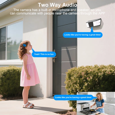 ANRAN 1296P Floodlight Solar Camera - Wireless Security With Human Detection - stepyours.com