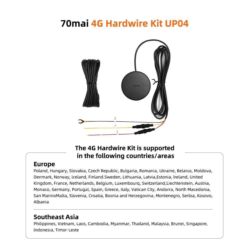 70Mai A810S 4K HDR Dash Cam GPS ADAS Dual Channel Motion Detection 4G LTE DVR - stepyours.com