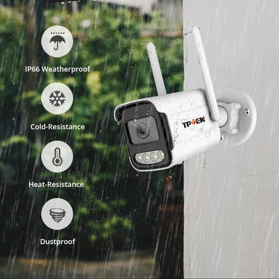 8MP 4K IP Camera WiFi Bullet Outdoor With AI Human Detection - stepyours.com