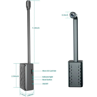 Loop Record Mini 1080P WiFi Security Cam Motion Alerts - stepyours.com