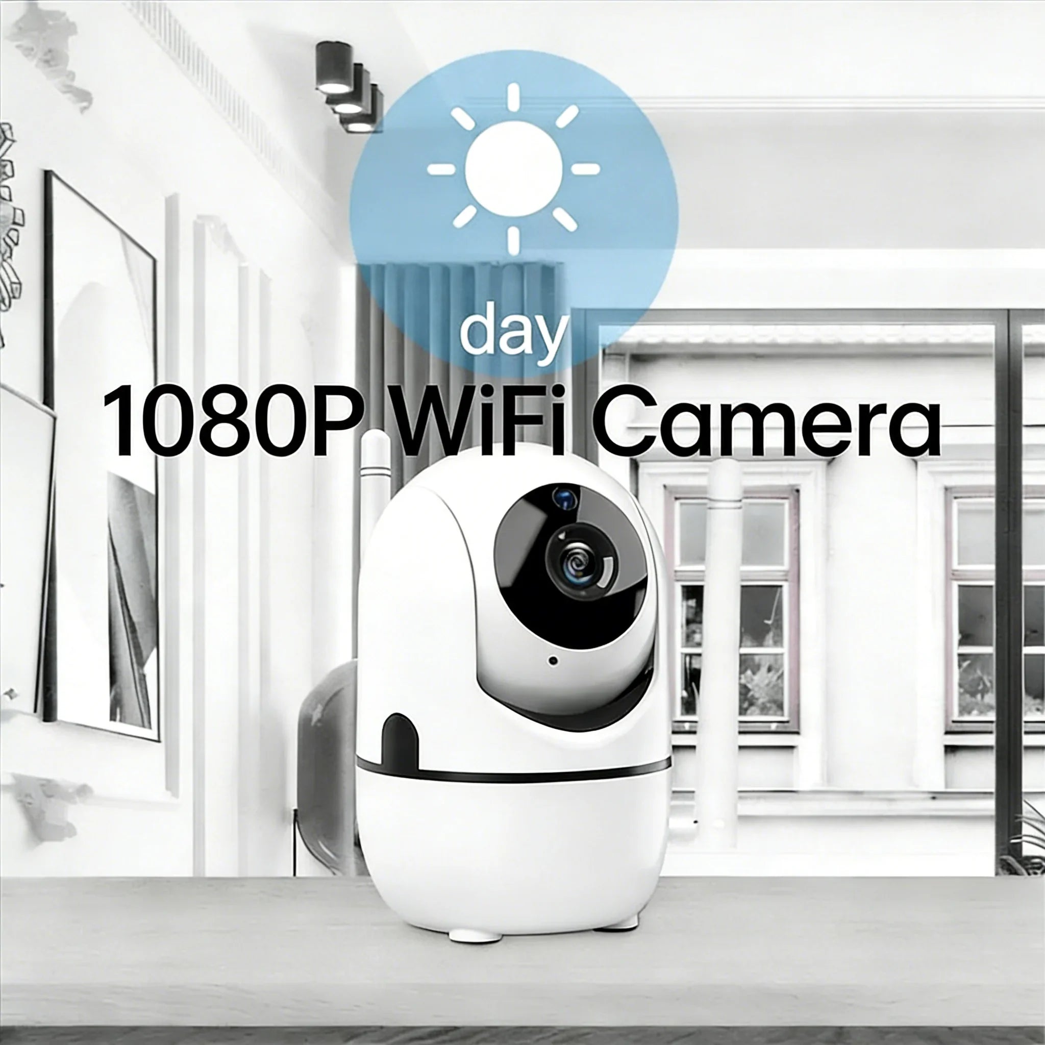 New Wireless IP Camera - Auto Tracking 1080P Night Vision For Home Security - stepyours.com
