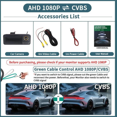 Rear View Camera 1080P 170 Degree For Ford Focus 2 Mk2 Mondeo Mk4 S Max - stepyours.com