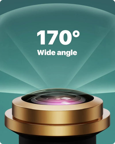 170 Degree Fisheye Rear View Camera Golden Lens Night Vision For Parking Safety - stepyours.com