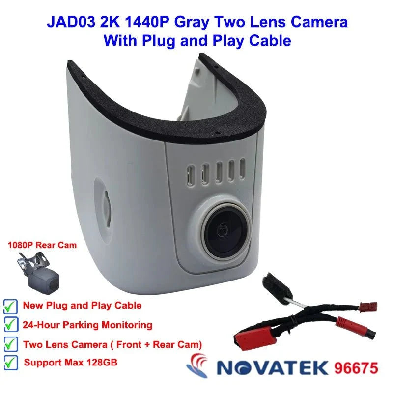 Plug and Play 4K Car Dash Cam for Audi A3 A4 A5 A6 A7 A8 Q3 Q5 Q7 TT 2016 - 2023 - stepyours.com
