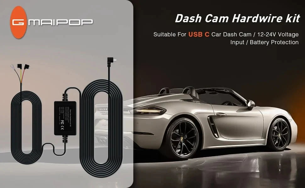 4K Front And Rear Dual Lens Dash Cam With HDR Night Vision WiFi Parking - stepyours.com