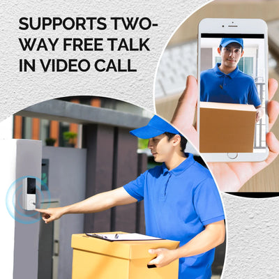 MOES 1080P WiFi Video Doorbell Two Way Audio Night Vision - stepyours.com