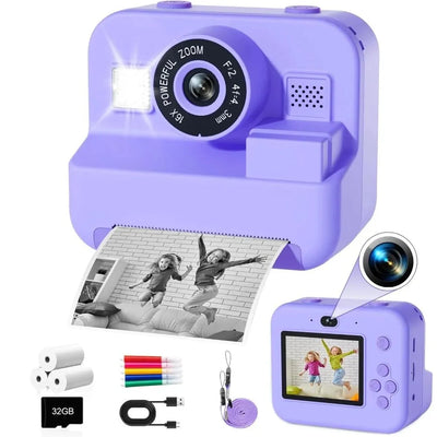 IAURA Educational Kids Camera 1080P Mini Video Camera With 32GB Card - stepyours.com