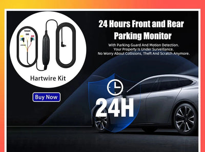 Aprilboy 4K WiFi Dash Cam Front And Rear Night Vision G Sensor Parking Monitor - stepyours.com