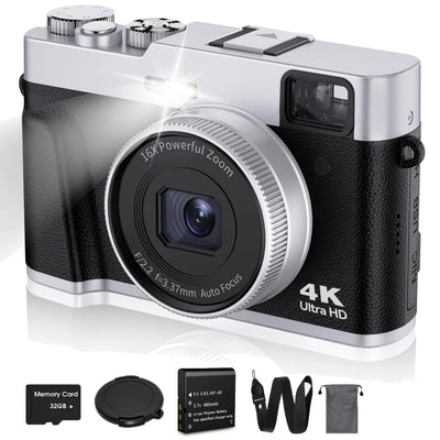 MELCAM DC202 4K Vlogging Camera With Auto Focus And Anti Shake 48MP - stepyours.com