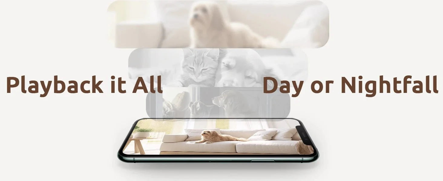 Blurams Pet Camera 2K - 360 Degree Indoor PTZ Security With 2 Way Audio - stepyours.com