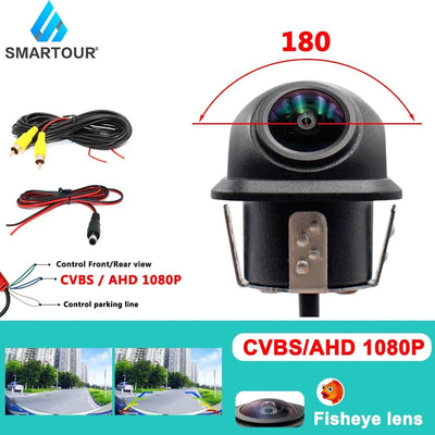 Smartour AHD CVBS CCD Fisheye Rear View Camera 1080P Night Vision Waterproof - stepyours.com