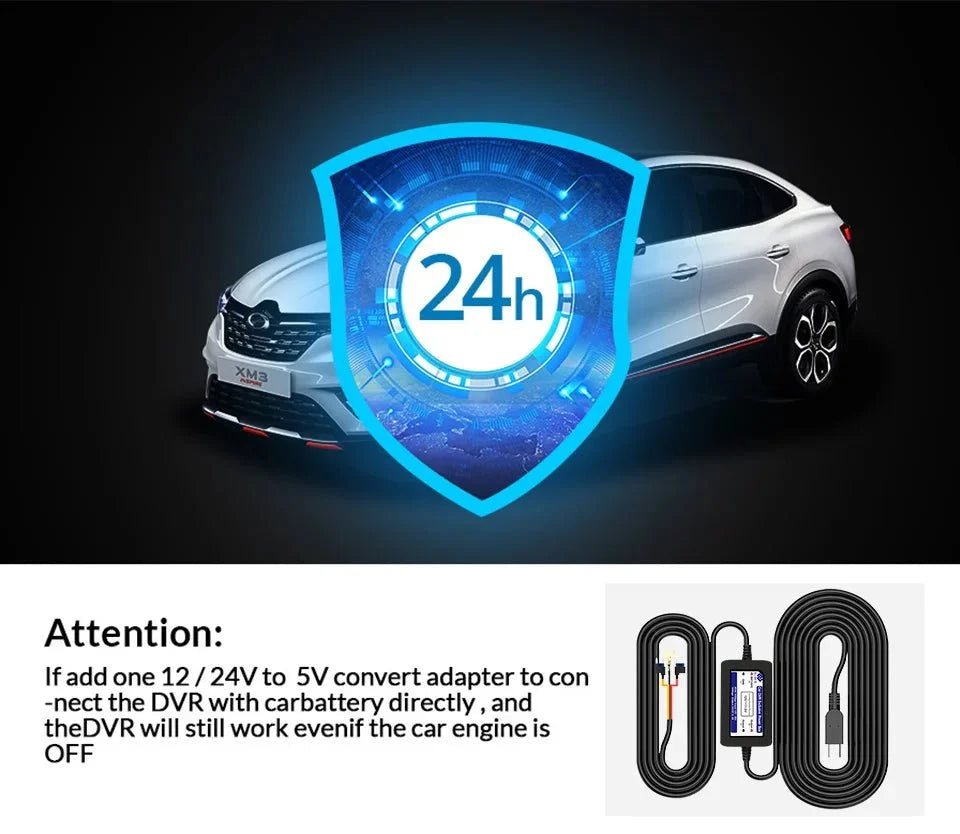 ACCEO Car DVR 10 Inch Rear View Mirror Dash Cam With WiFi 2K Front 1080P Rear - stepyours.com