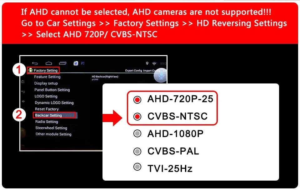 SMARTOUR AHD 1080P Reversing Camera Night Vision CVBS 6M Cable - stepyours.com