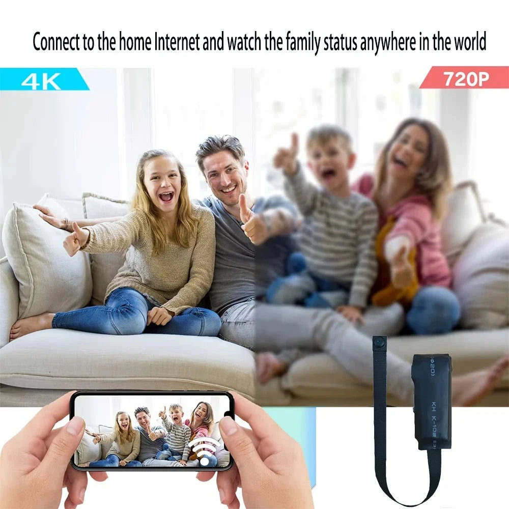 Discreet 1080P Mini WiFi Nanny Cam With Remote Viewing - stepyours.com